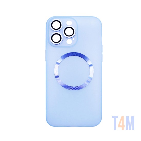 Funda Magnética con Lente de Cámara para Apple iPhone 14 Pro Azul